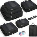 Compression Packing Cubes for Travel, Lightweight Vacation Travel Essentials, Travel Accessories for Suitcase Organizer Bags Set, Durable Luggage Organizer