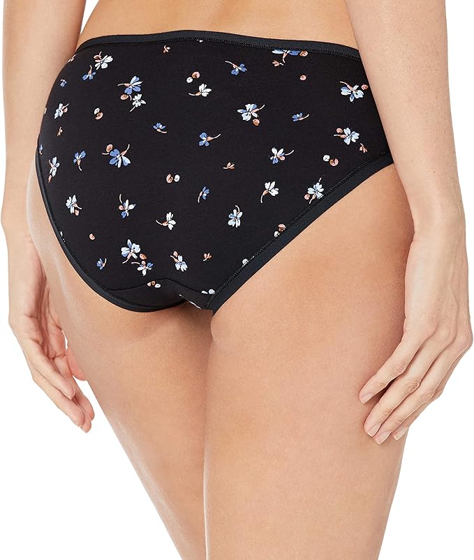 Amazon Essentials Women's Breathable Cotton Bikini Brief Underwear with Full Coverage, Multipacks