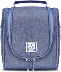 BOACAY Small Hanging Travel Toiletry Bag for Women and Men, Makeup Bag, Bathroom & Shower Organizer Kit for Accessories, Cosmetics, Travel Essentials