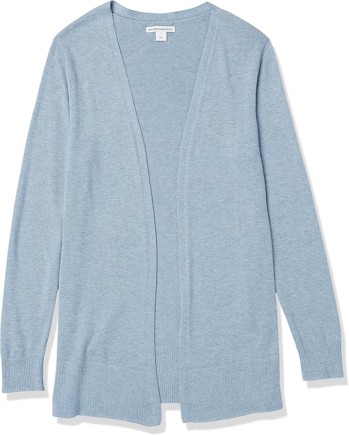 Amazon Essentials Women's Lightweight Long Sleeve Open-Front Cardigan Sweater (Available in Plus Size)