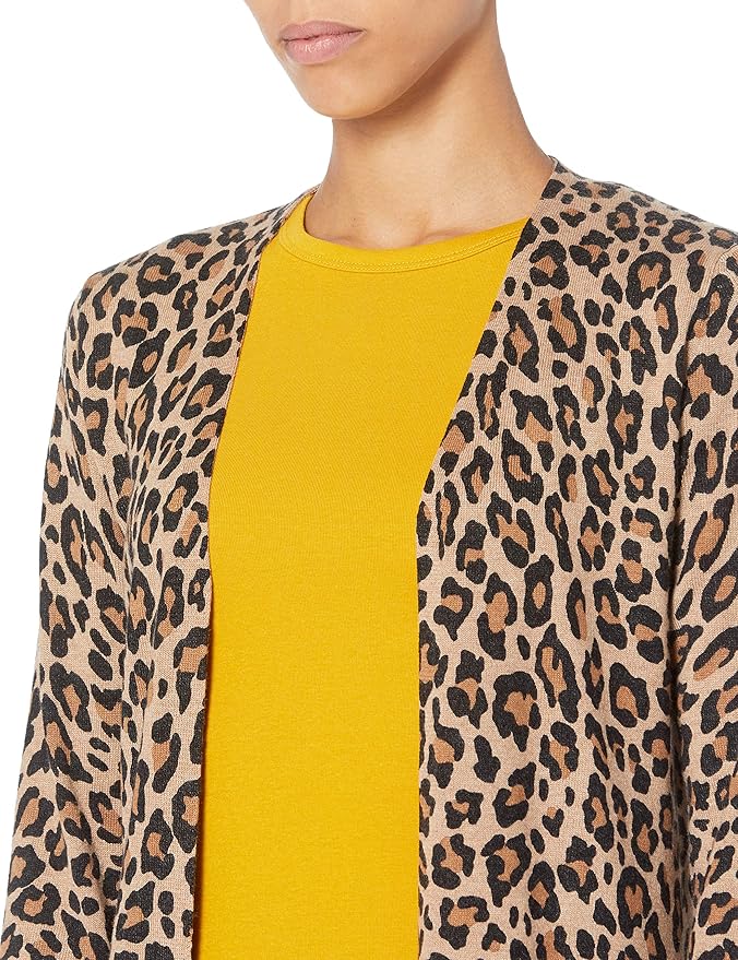 Amazon Essentials Women's Lightweight Long Sleeve Open-Front Cardigan Sweater (Available in Plus Size)