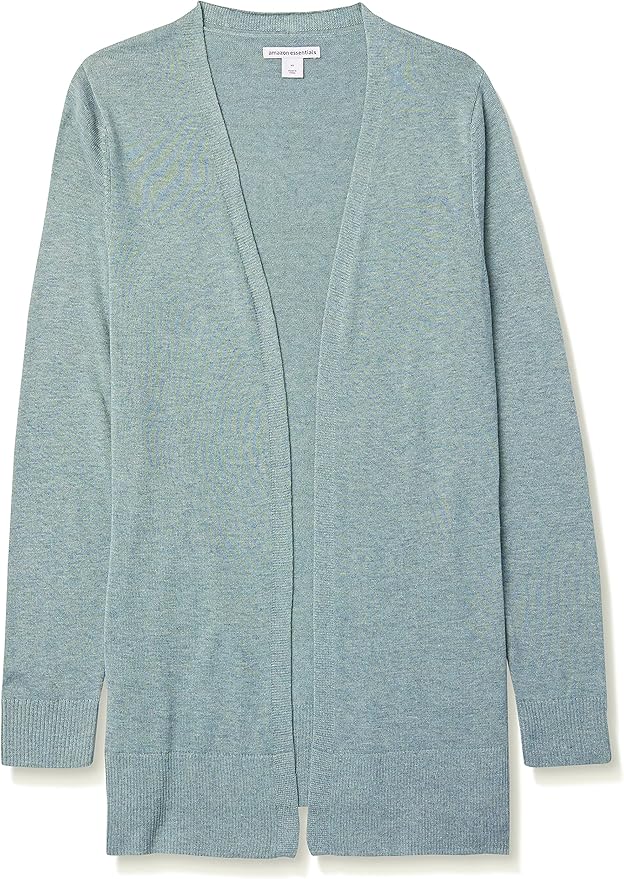 Amazon Essentials Women's Lightweight Long Sleeve Open-Front Cardigan Sweater (Available in Plus Size)